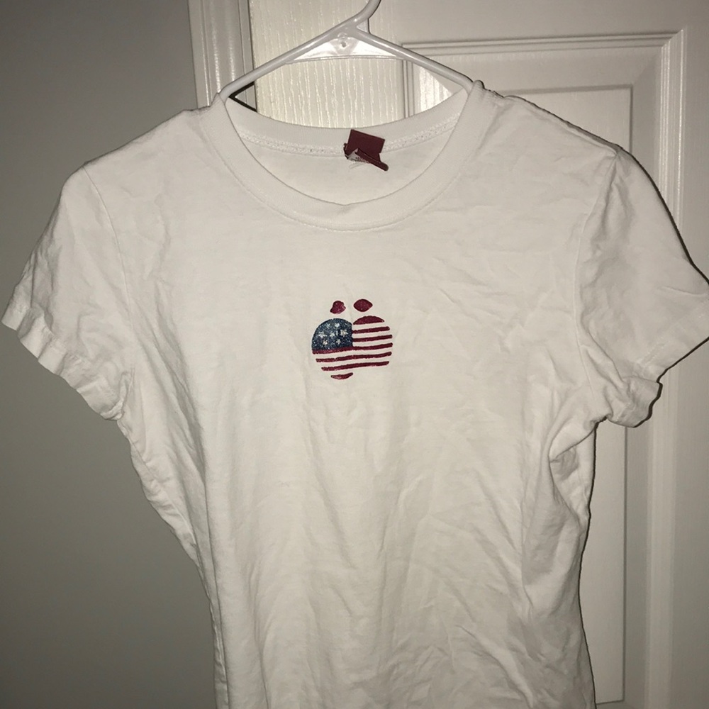 White Fourth of July top